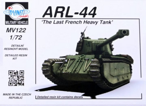 PLANET MODELS ARL-44 The Last French Heavy Tank MV122-1/72