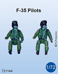 PJ Production Pilotes F-35 assis aux commandes 721144-1/72