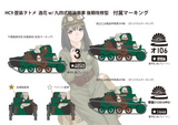 FineMolds Rekiso Otome Itsuka w/Type 94 Tankette (Late) HC9-1/35