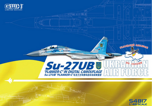GWH Ukrainian Air Force Su-27UB Digital Camouflage Limited Edition S4817-1/48