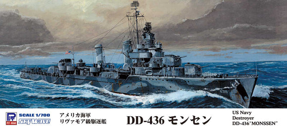 Pit Road US Navy Destroyer USS Monssen DD-436 W214-1/700