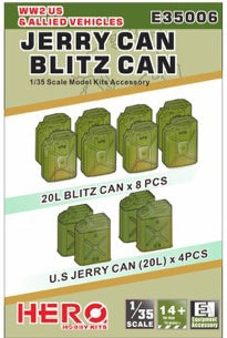 HERO WWII US & Allied Jerry cans E35006-1/35