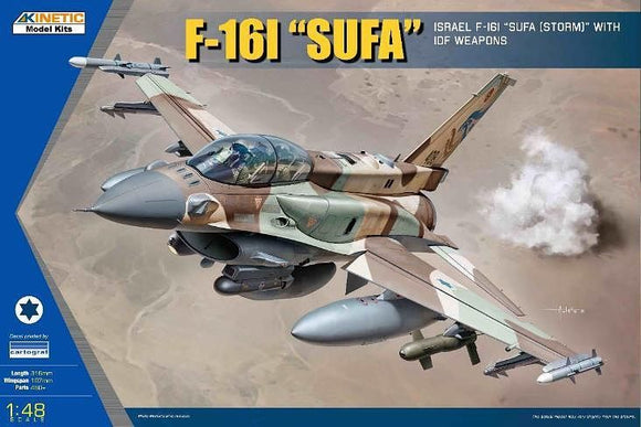 KINETIC Israel F-16I Sufa with IDF Weapons 48085-1/48