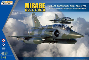 KINETIC Mirage 2000D with dual GBU-12/22 48120-1/48
