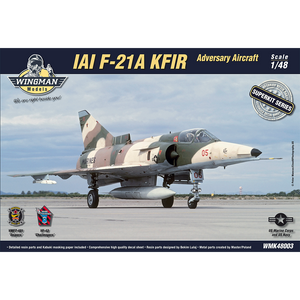 WINGMAN MODELS IAI F-21A Kfir Adversary Aircraft WMK48003 -1/48