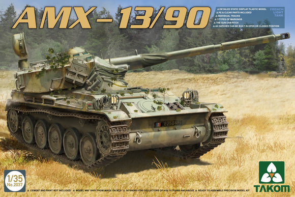 TAKOM French Light Tank AMX-13/90 2037-1/35